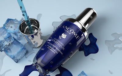 兰蔻化妆品(C4D作品)