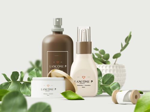 化妆品护肤品 包装设计 玻璃瓶塑料瓶模型 vi样机 psd源文件素材 淘宝网 包装样机