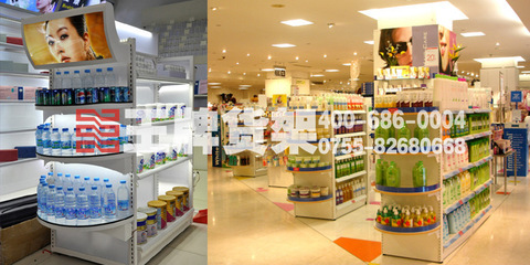 双面化妆品货架定制指南 优质亚克力背板的展示优势