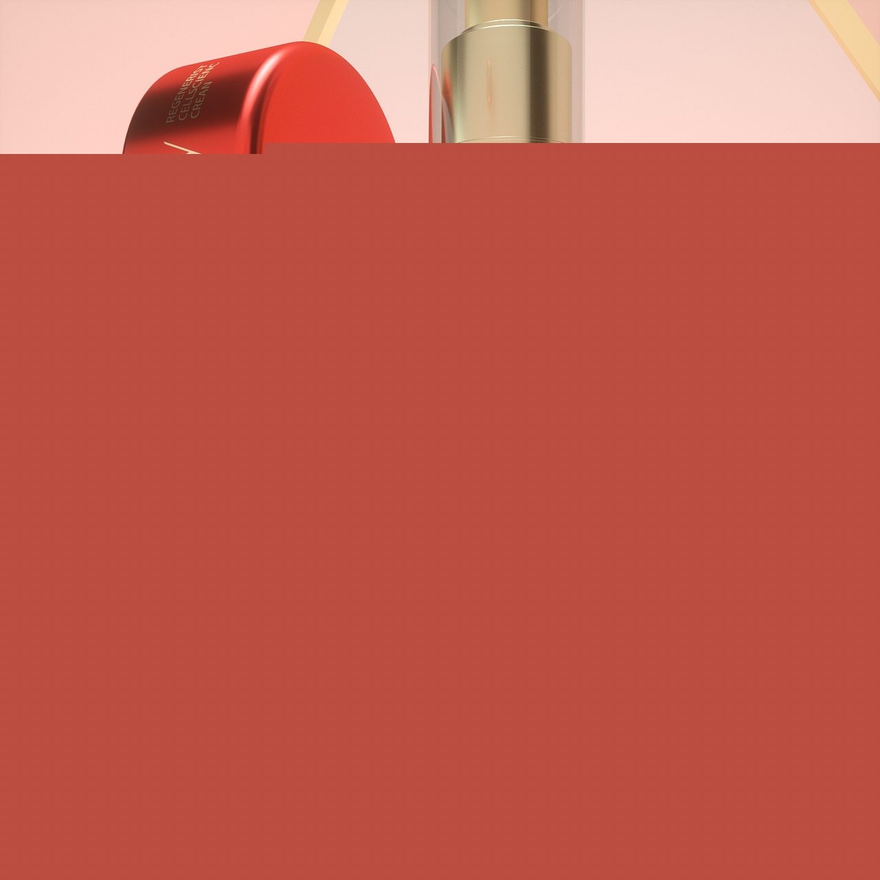 C4D OLAY化妆品海报服装设计赏析