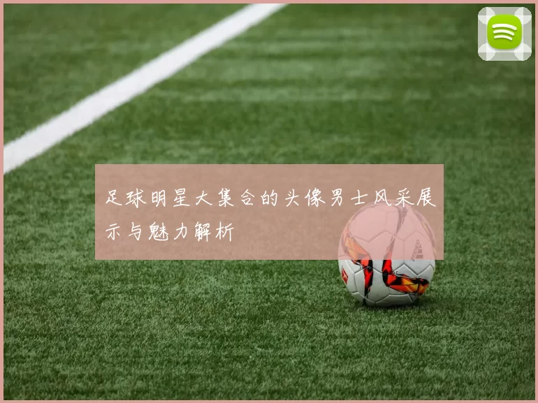 足球明星大集合的头像男士风采展示与魅力解析